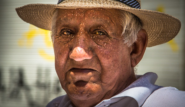 Old man in Santiago
