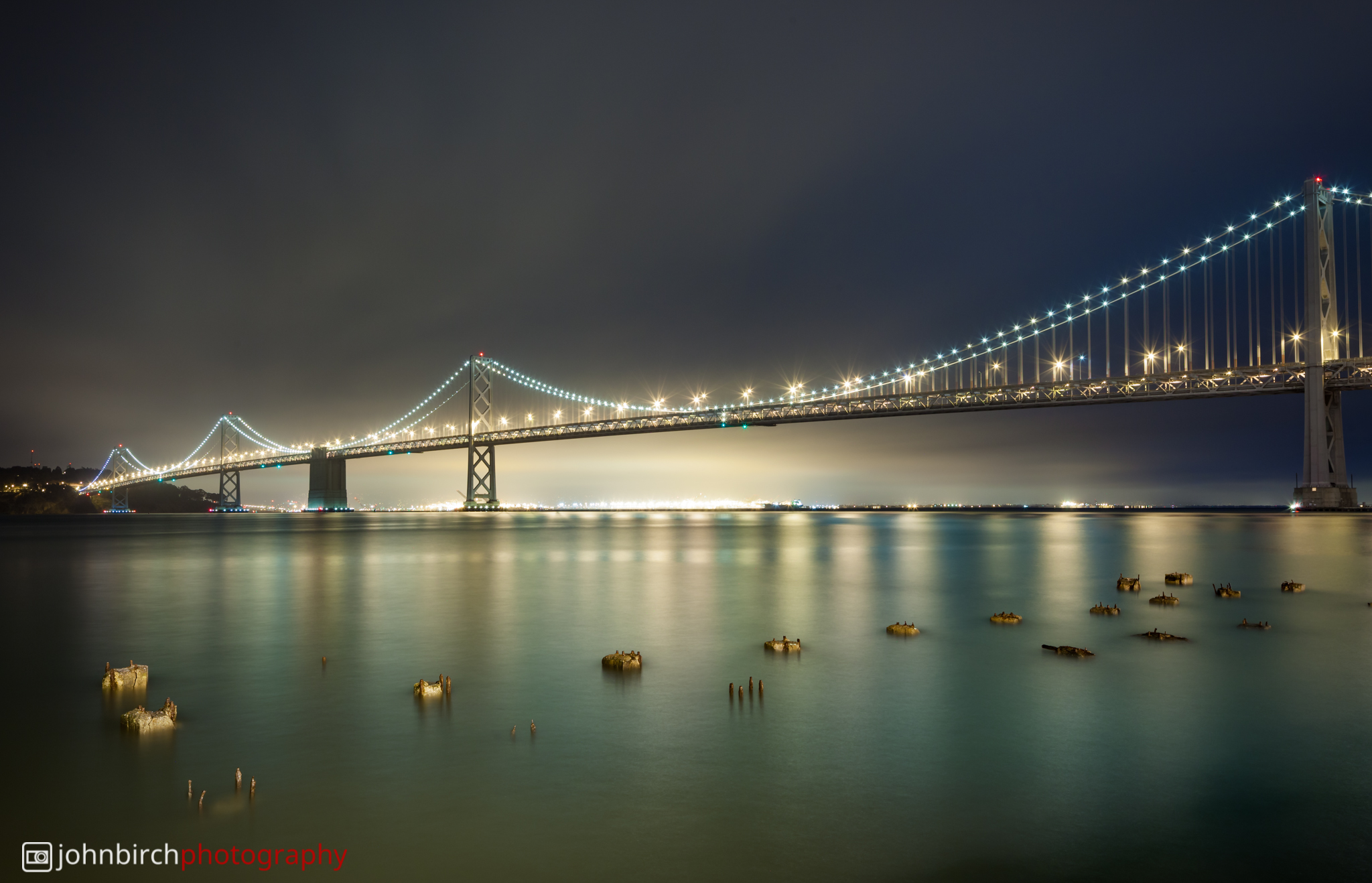 High Tide at the Bay Bridge, San Francisco